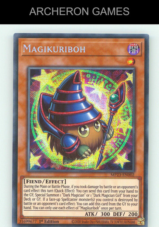 Magikuriboh SEC YUGIOH Card