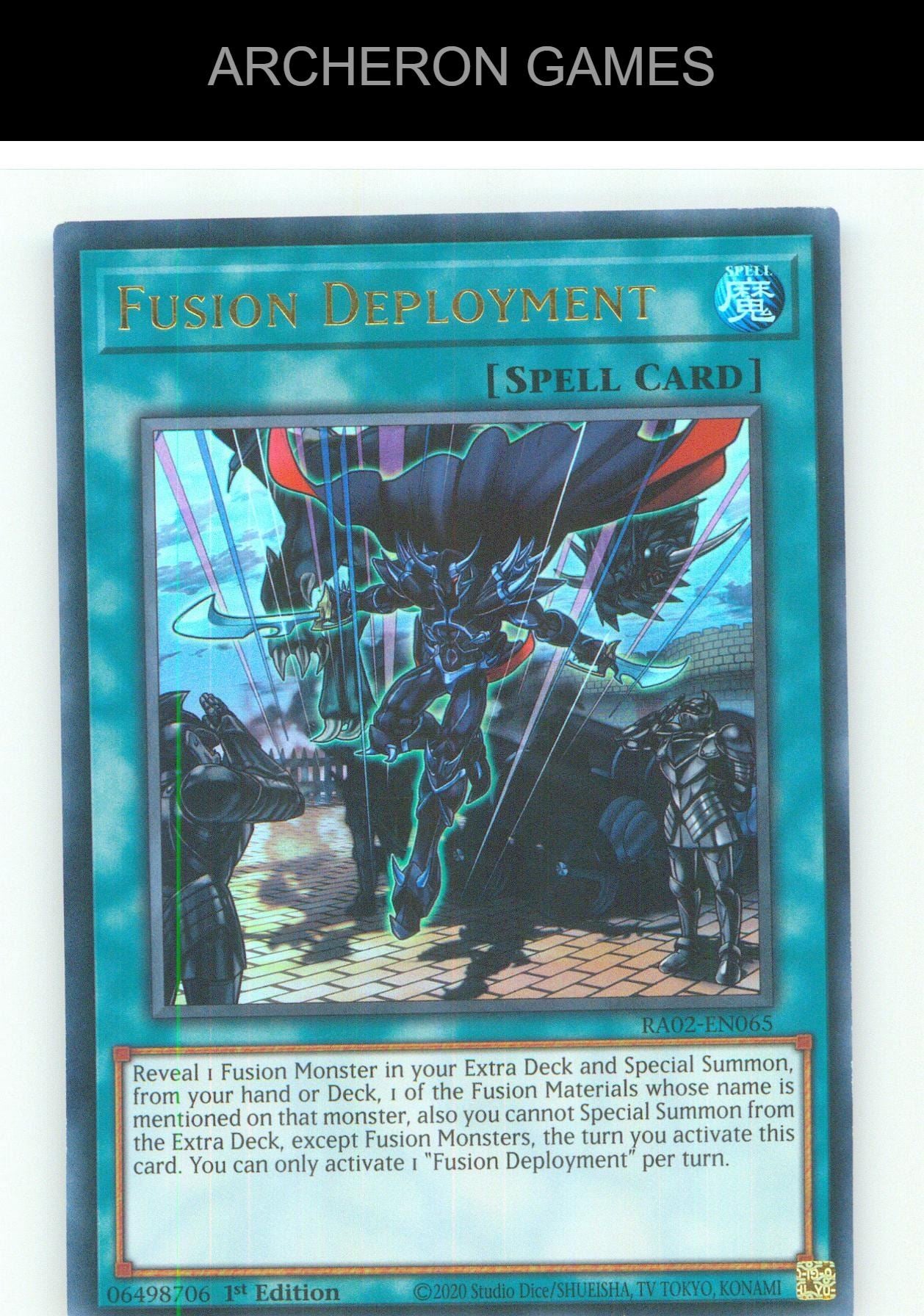 Fusion Deployment (PUR) Prismatic Ultimate Rare YUGIOH Card 1st Edition