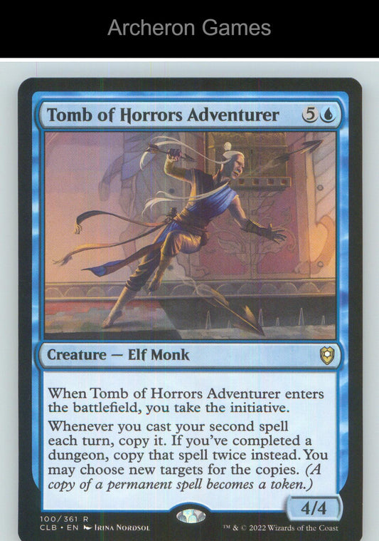 Tomb of Horrors Adventurer CLB 100 R MTG Card NM/EX+