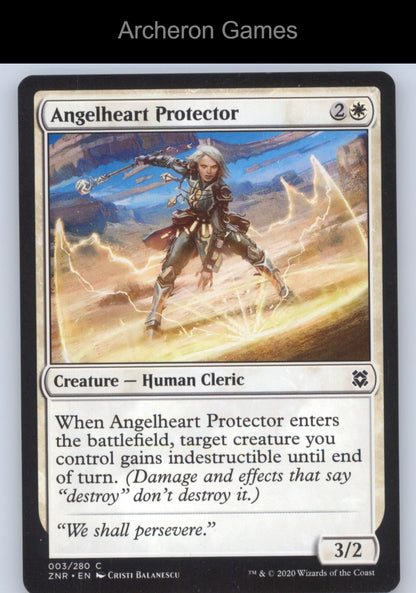 Angelheart Protector 3 C MTG Card Zendikar Rising