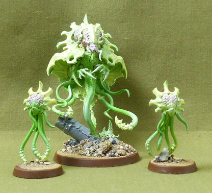 Neurotyrant & Neuroloids painted - Tyranids - Warhammer 40K #3HJ