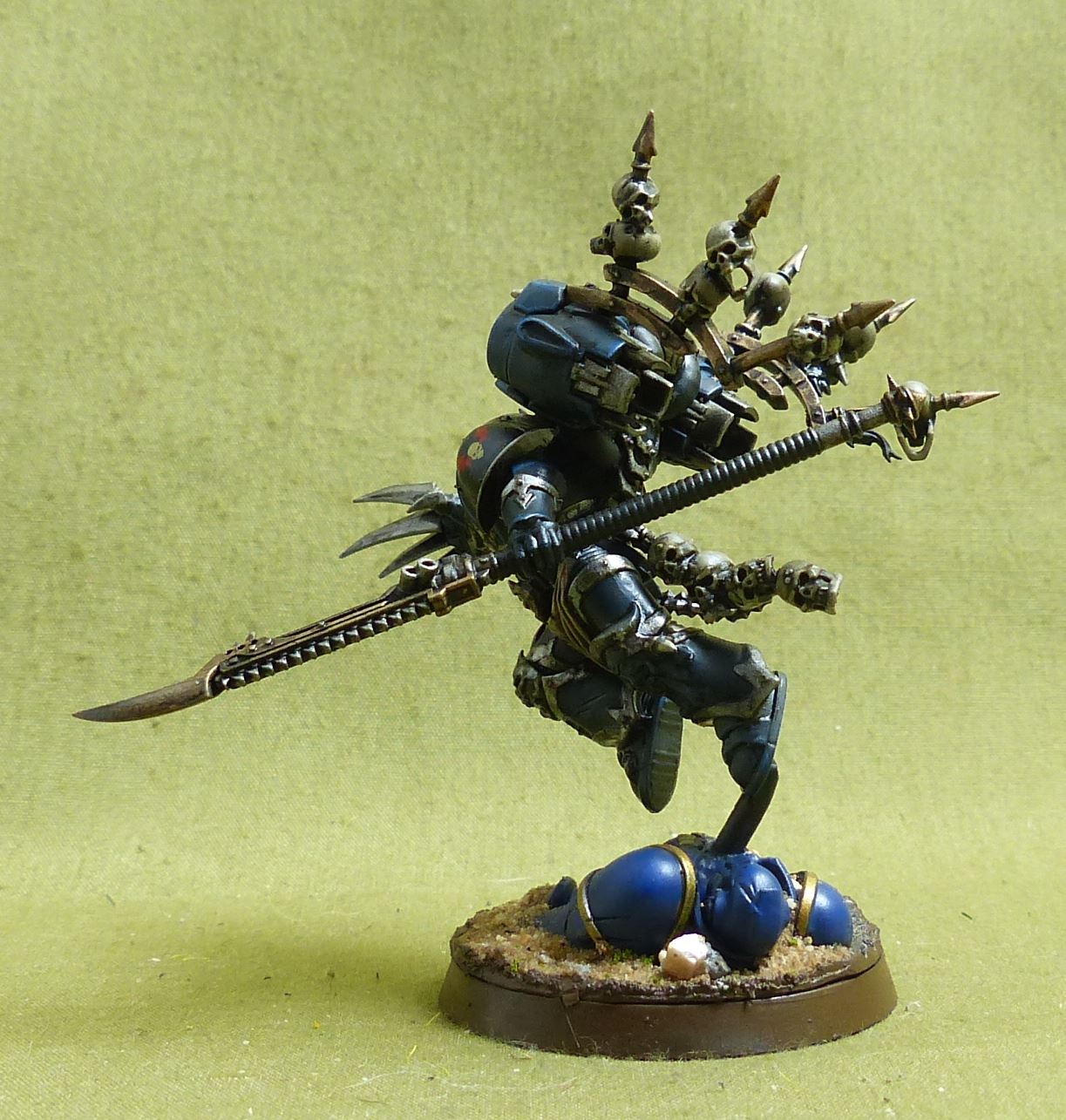 Haarken Worldclaimer Herald of the Apocalypse painted - Night Lords - Warhammer 40K #2NM