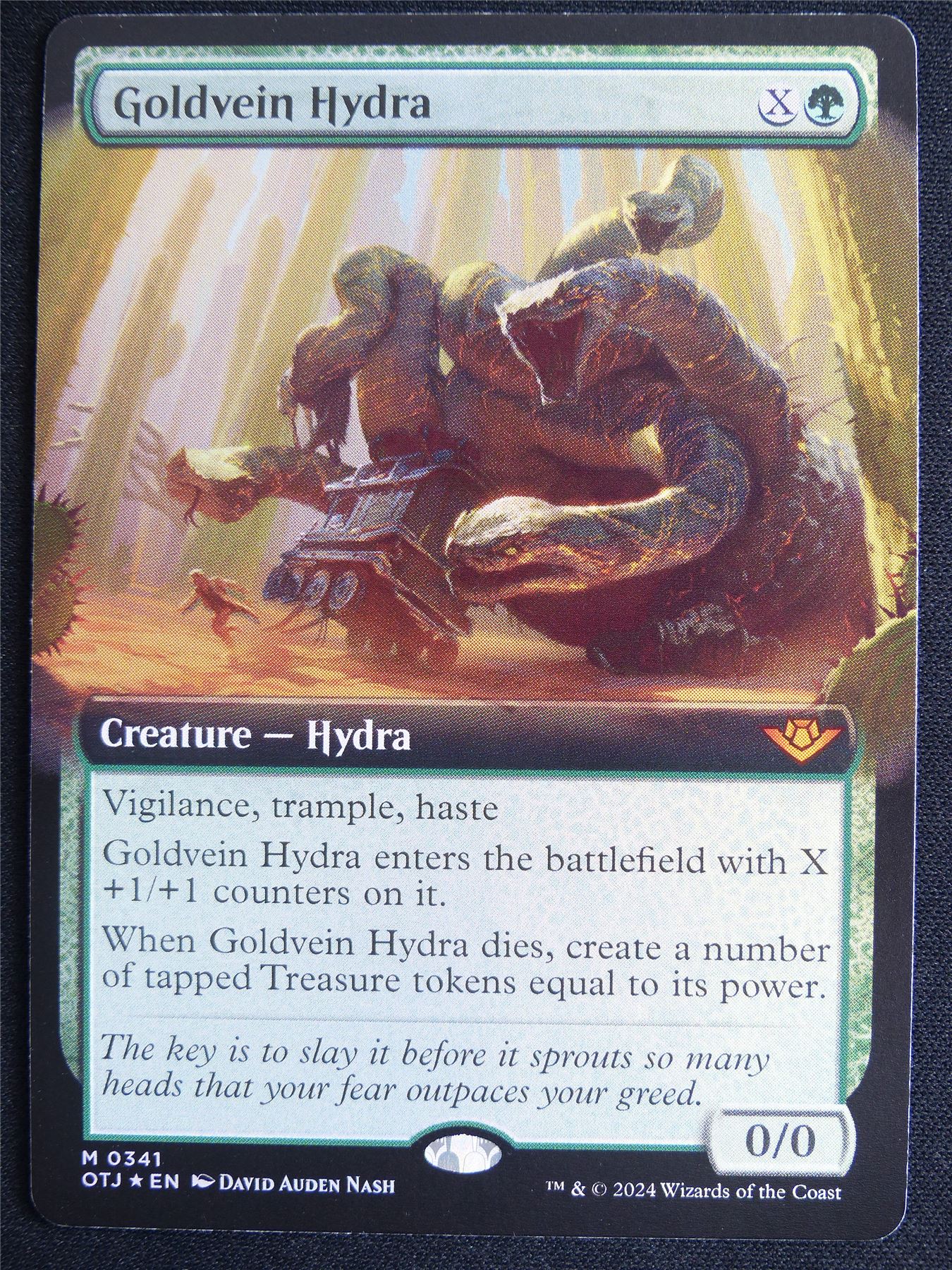 Goldvein Hydra Extended Foil - OTJ - Mtg Card #4JZ