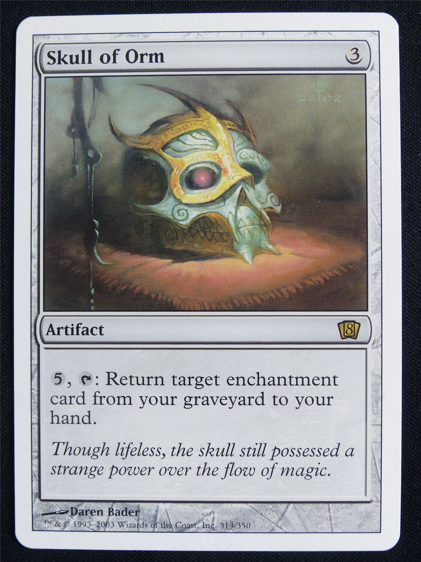 Skull of Orm - 8ED - Mtg Card #3GB