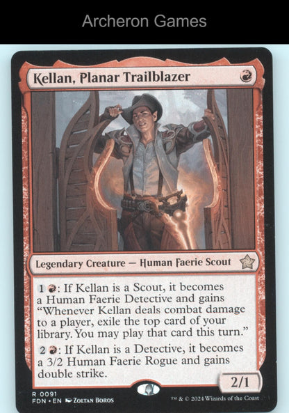 Kellan, Planar Trailblazer FDN 91 R MTG Card Foundations