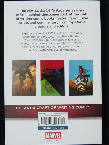 Black Panther: Script to Page: The Art & Craft of Writing Comics - Titan Novel Softback #MK