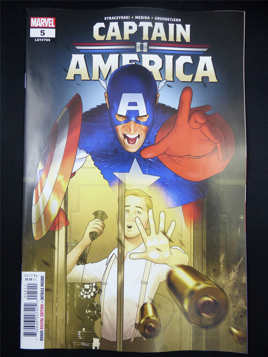 CAPTAIN America #5 - Mar 2024 Marvel Comic #1XA