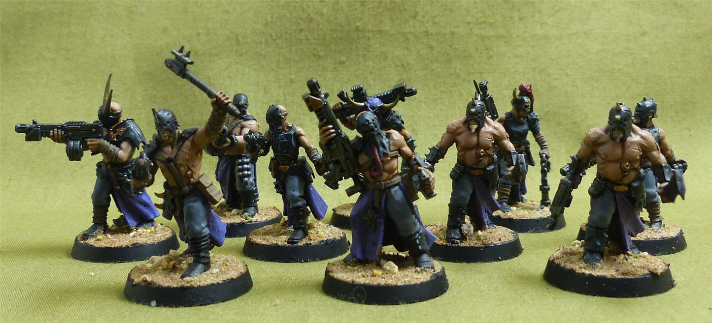 Chaos Cultists painted - Chaos Space Marines - Warhammer 40K #17I