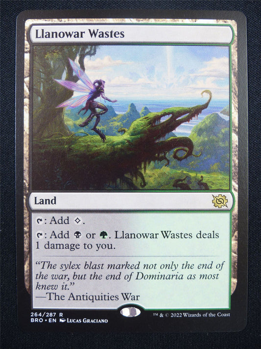 Llanowar Wastes - BRO - Mtg Card #216