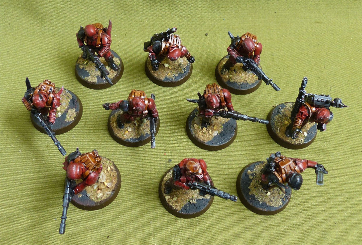 Cadian Shock Troops painted - Astra Militarum - Warhammer 40K #1J2