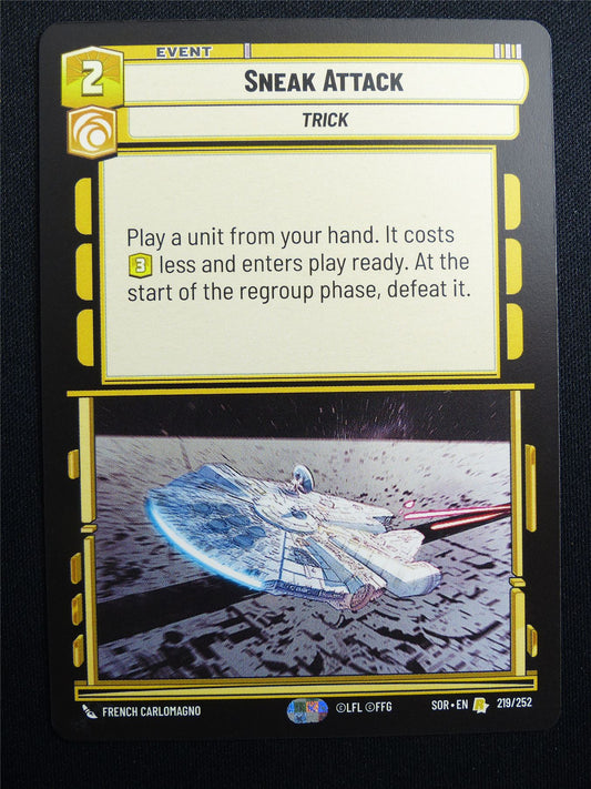 Sneak Attack 219/252 - Star Wars Unlimited Card #4I3