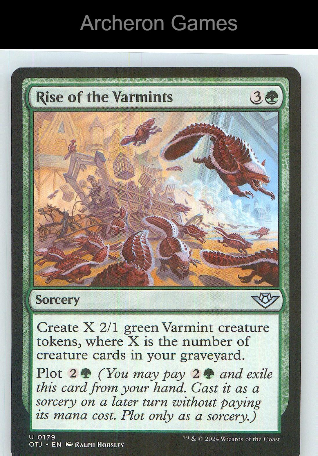 Rise of the Varmints OTJ 179 UC MTG Card NM/EX+