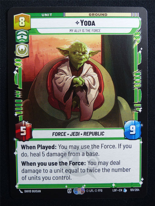 Yoda 101/264 - Star Wars Unlimited Card #AK