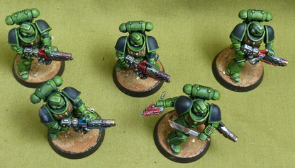 Infernus Squad set of 5 painted - Space Marines - Warhammer 40K #5BJ