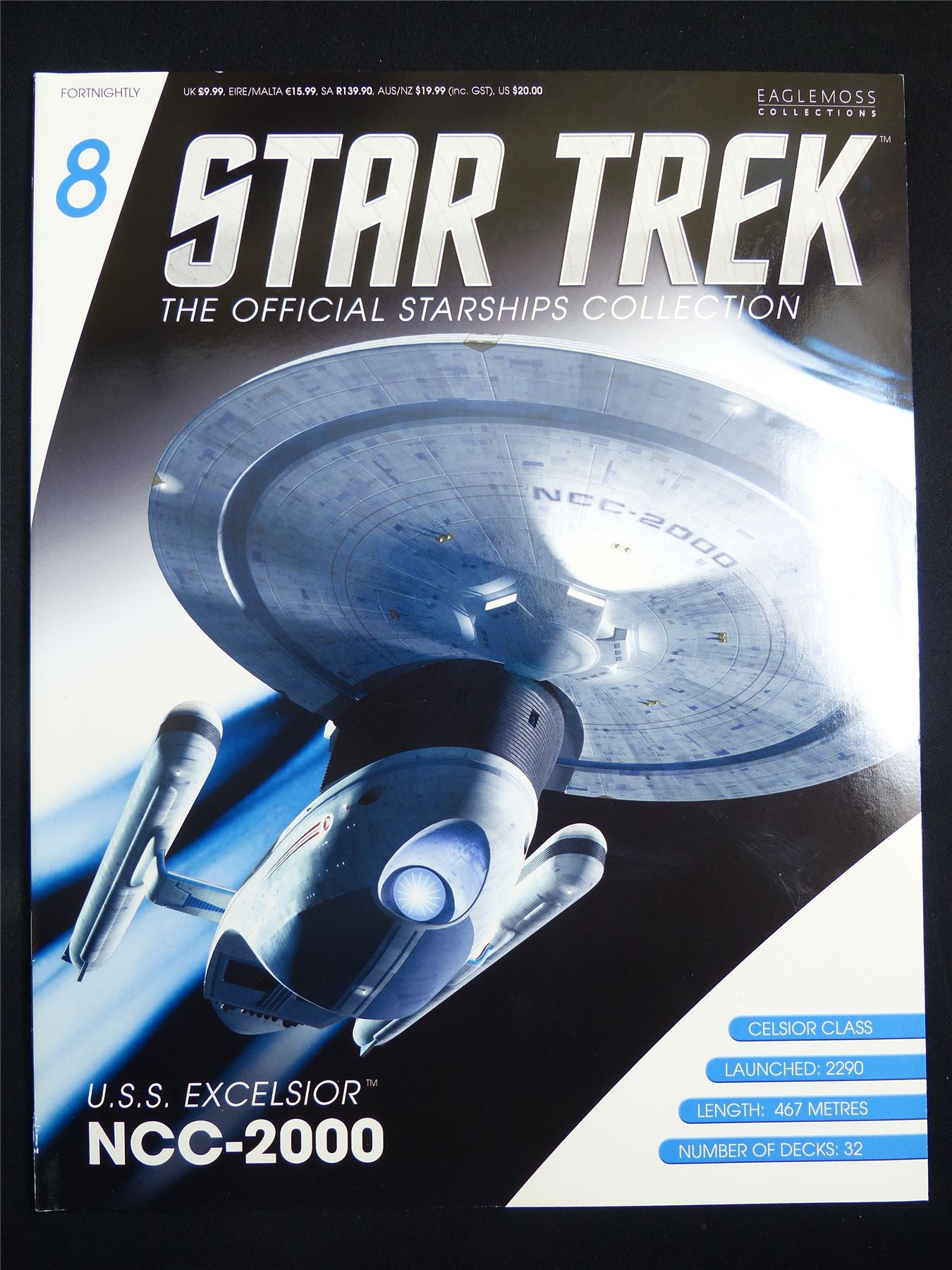 Star Trek The official Starships Collection #8 - Eaglemoss Magazine #2WQ
