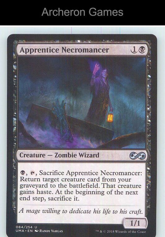 Apprentice Necromancer UMA 84 UC MTG Card NM/EX+