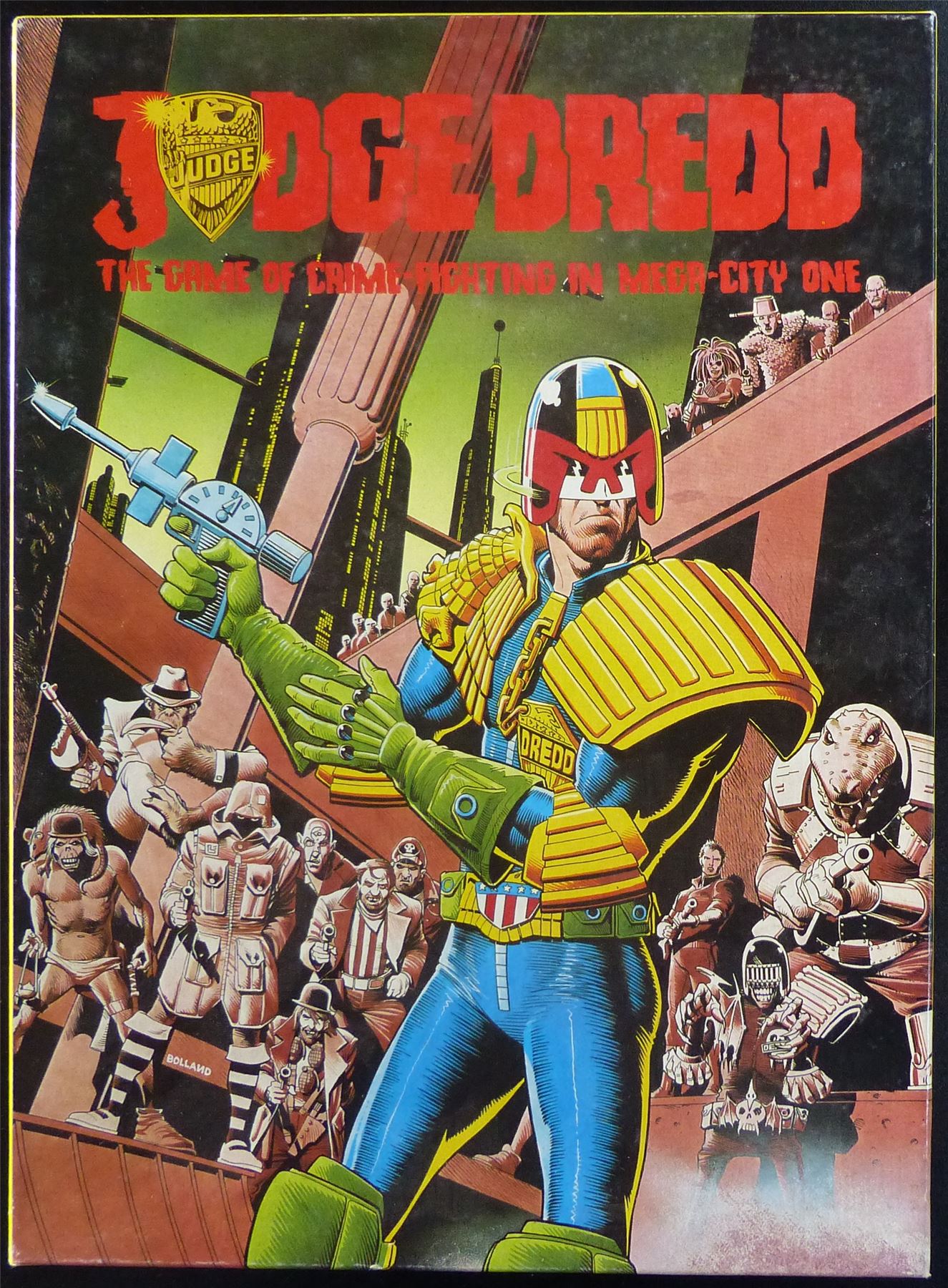 Judge Dredd The Board Game OOP Rare - Games Workshop #22C