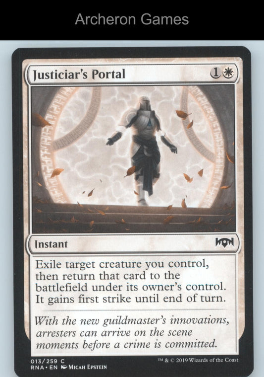 Justiciar's Portal 13 C MTG Card Ravnica Allegiance