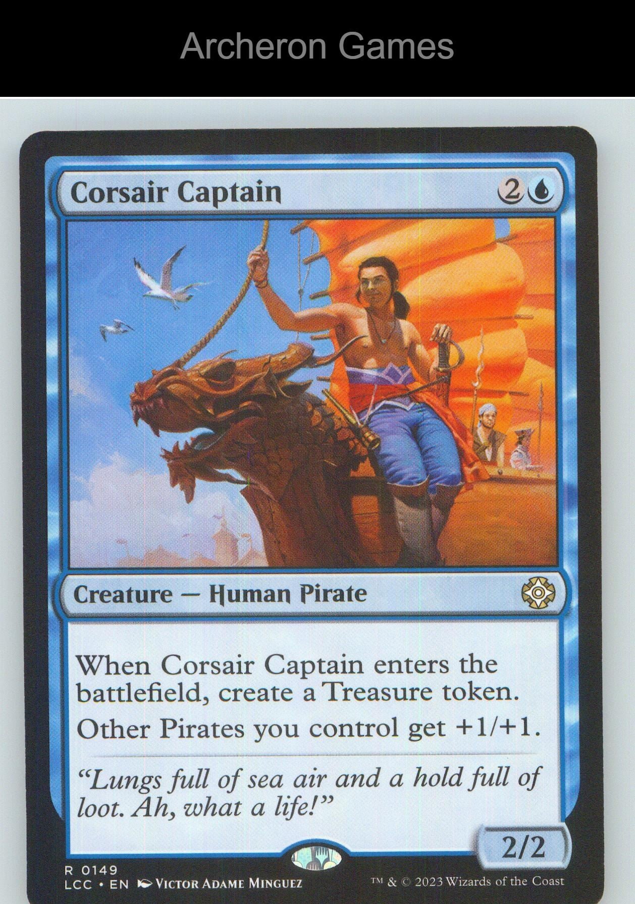 Corsair Captain LCC 149 R MTG Card NM/EX+