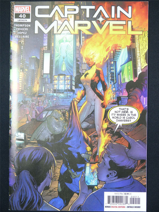 CAPTAIN Marvel #40 - B&B Marvel Comic #7J3