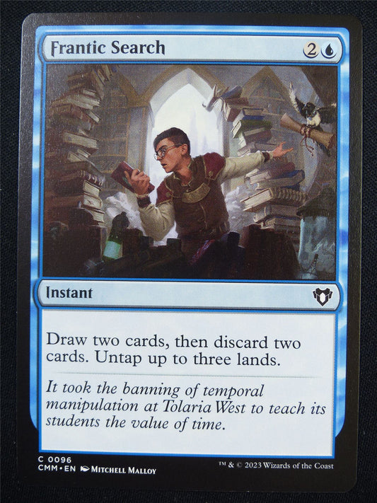 Frantic Search - CMM - Mtg Card #2I4