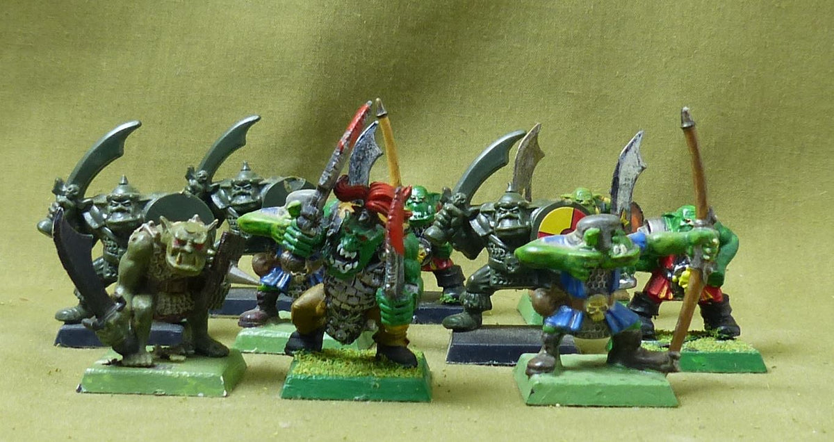 Classic Orc Warriors & Archers - Orcs & Goblins - Warhamer Fantasy #4WX