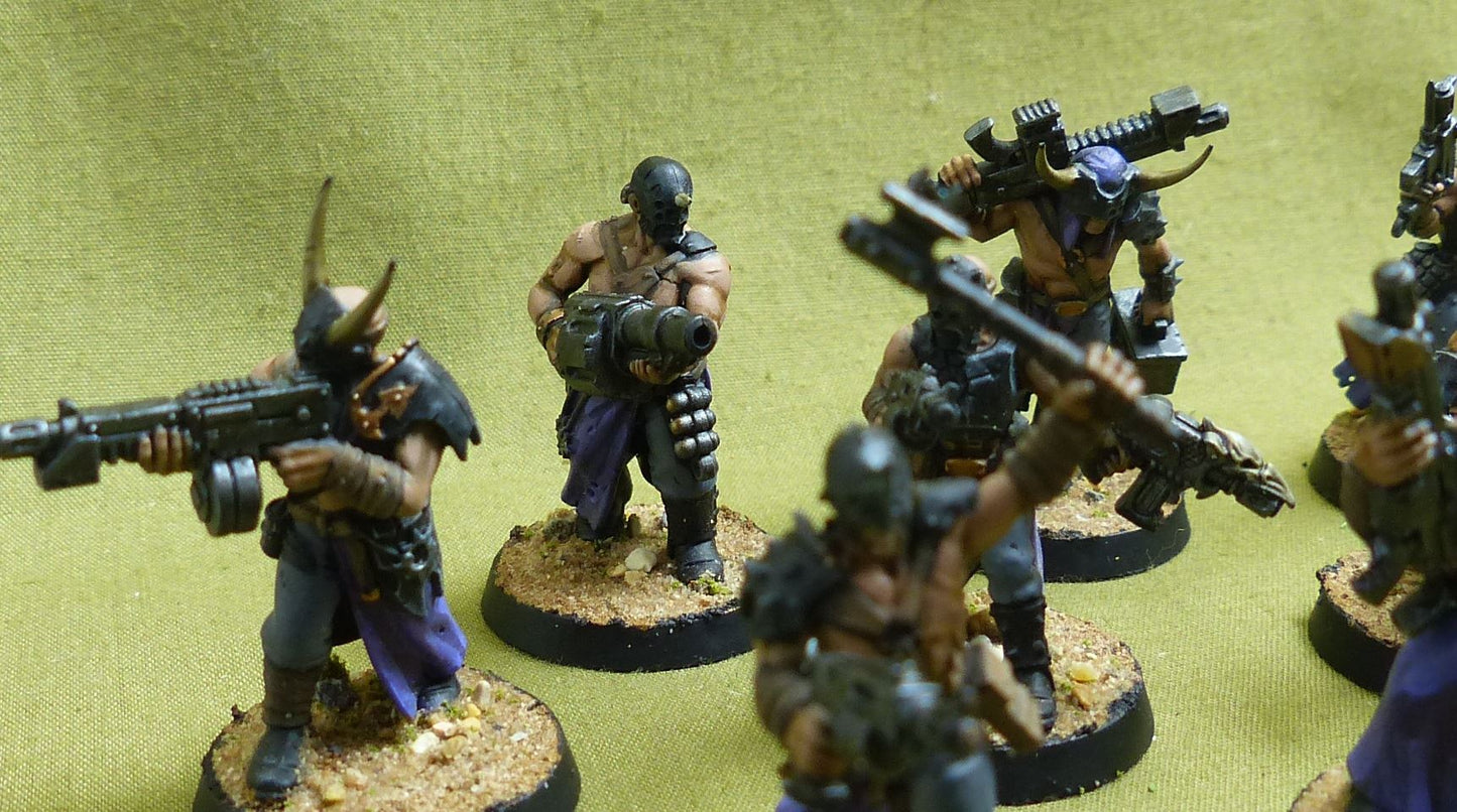 Chaos Cultists painted - Chaos Space Marines - Warhammer 40K #17I
