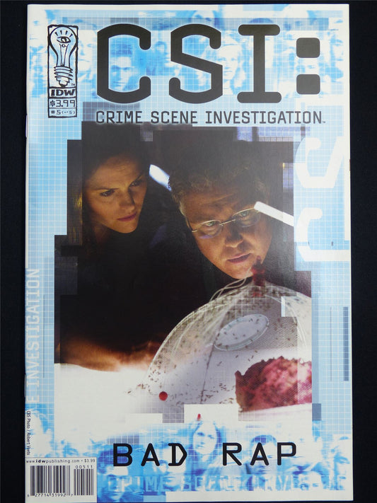 CSI: Crime Scene Investigation: Bad Rap #5 - IDW Comic #2S7