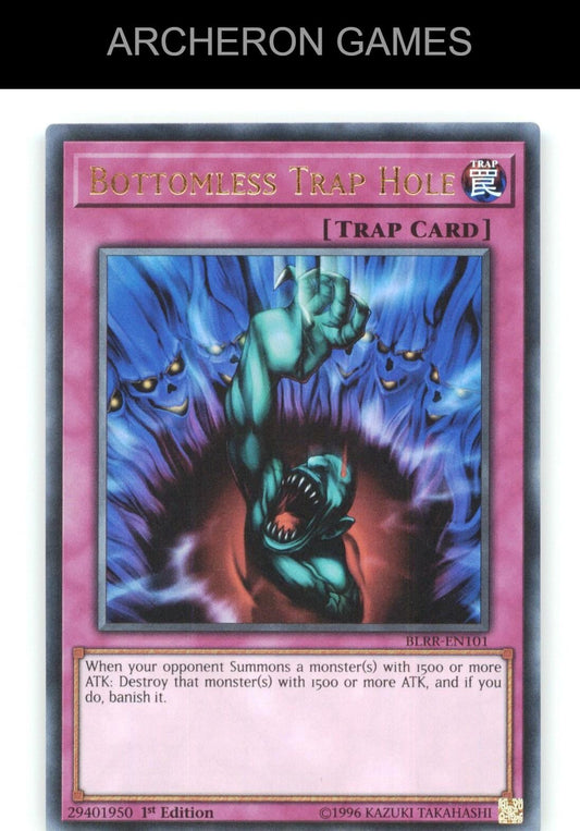 Bottomless Trap Hole Ultra Rare YUGIOH Card