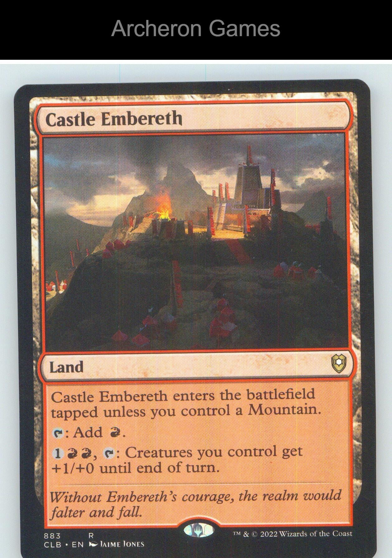 Castle Embereth CLB 883 R MTG Card NM/EX+