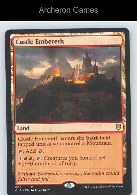 Castle Embereth CLB 883 R MTG Card NM/EX+