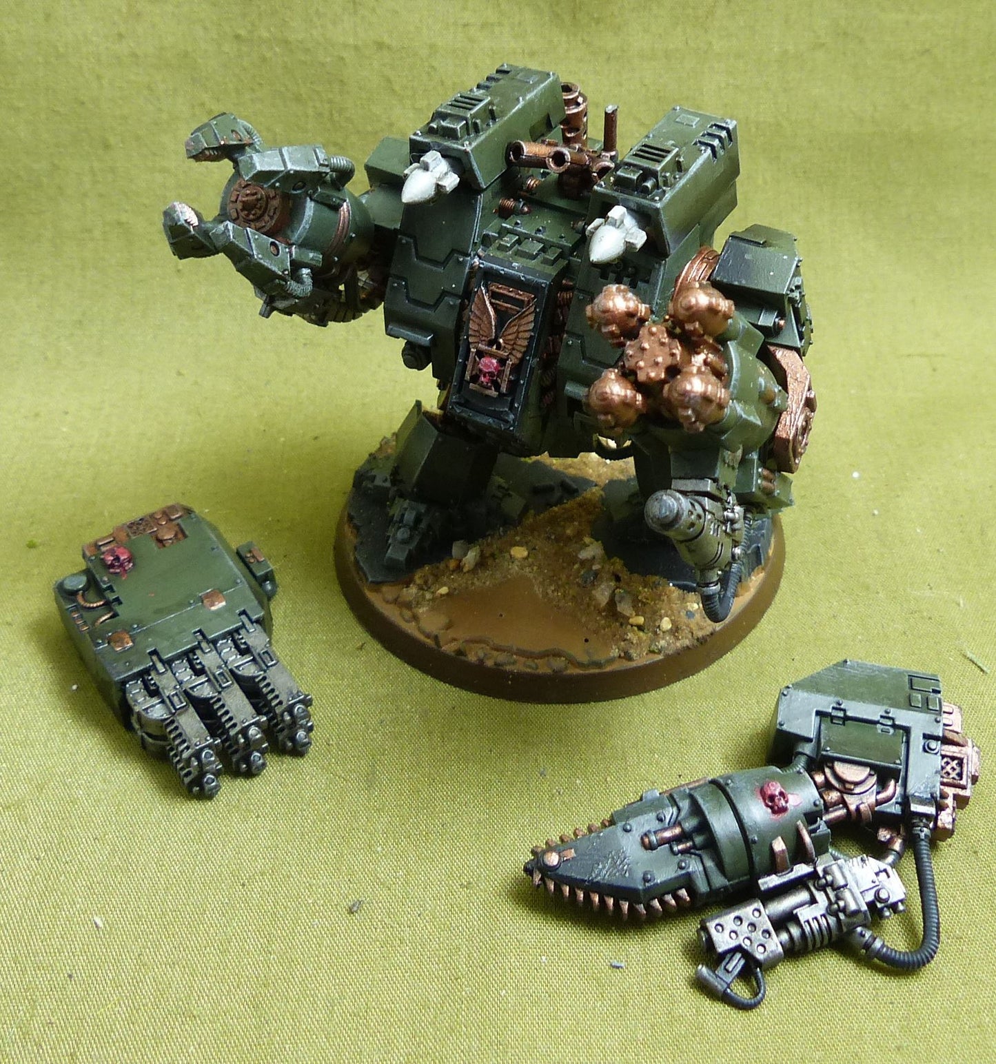 Ironclad Dreadnought & weapon options painted - Space Marines - Warhammer 40K #2NR