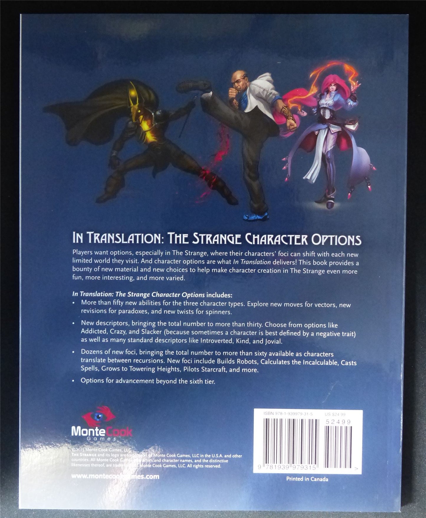 The Strange: In Translation Character Options - Roleplay Book Softback #76G