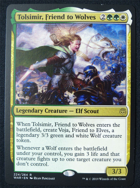 Tolsimir Friend of Wolves - WAR - Mtg Card #1RW