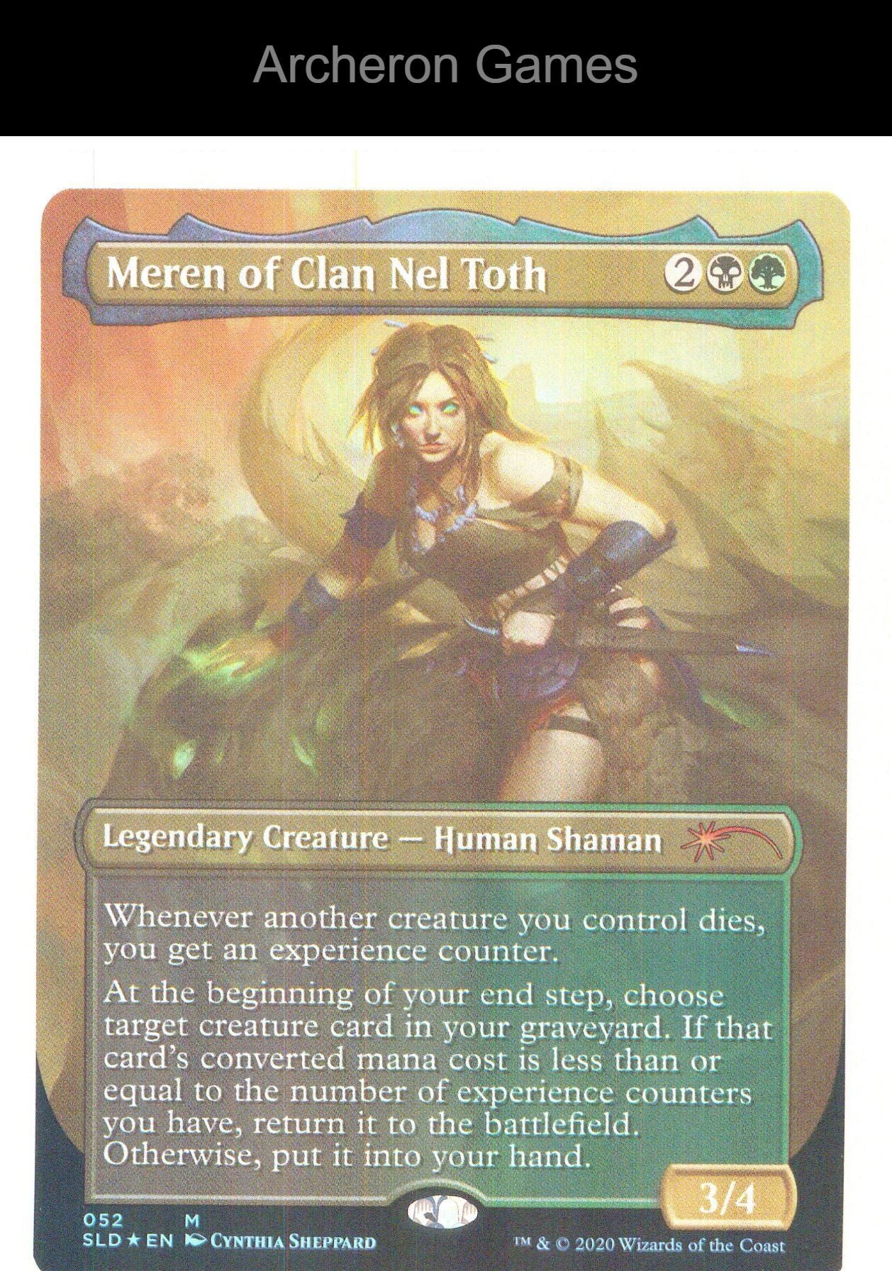 Meren of Clan Nel Toth SLD 52 HOLO Mythic MTG Card NM/EX+ Foil