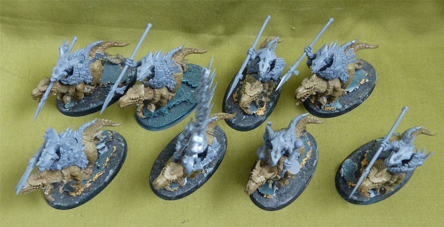 Cold One Knights set of 8 - Seraphon - Warhammer AoS #1GH