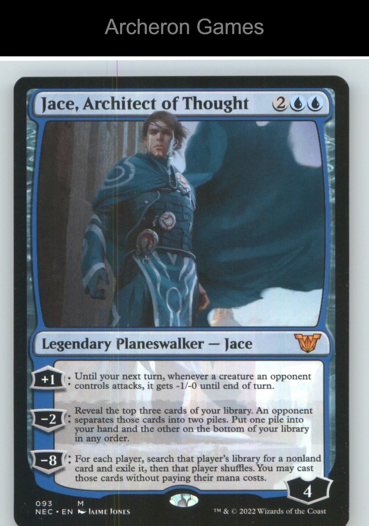 Jace, Architect of Thought NEC 93 Mythic MTG Card NM/EX+