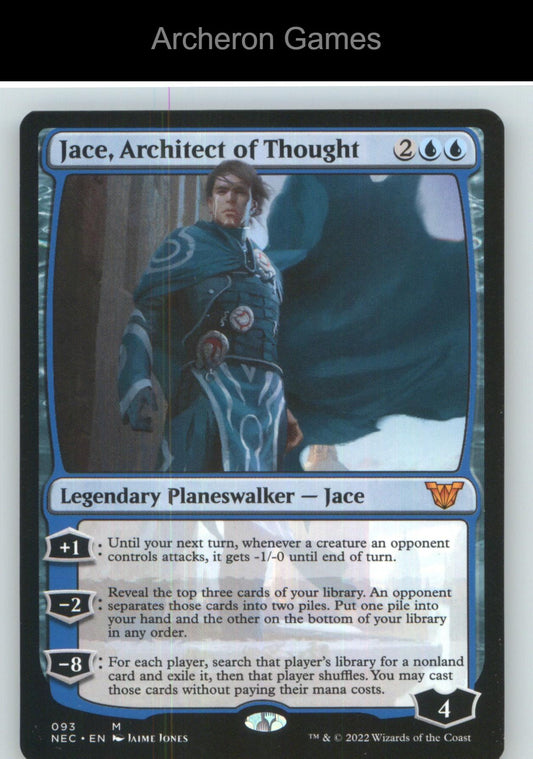 Jace, Architect of Thought NEC 93 Mythic MTG Card NM/EX+