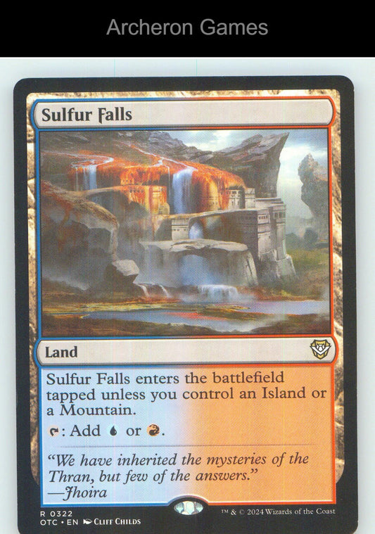 Sulfur Falls OTC 322 R MTG Card NM/EX+
