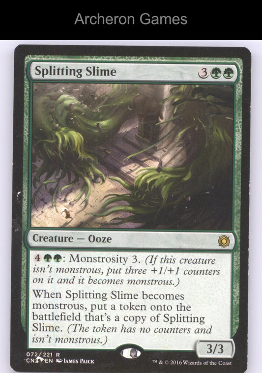 Splitting Slime 72 R MTG Card Conspiracy: Take the Crown