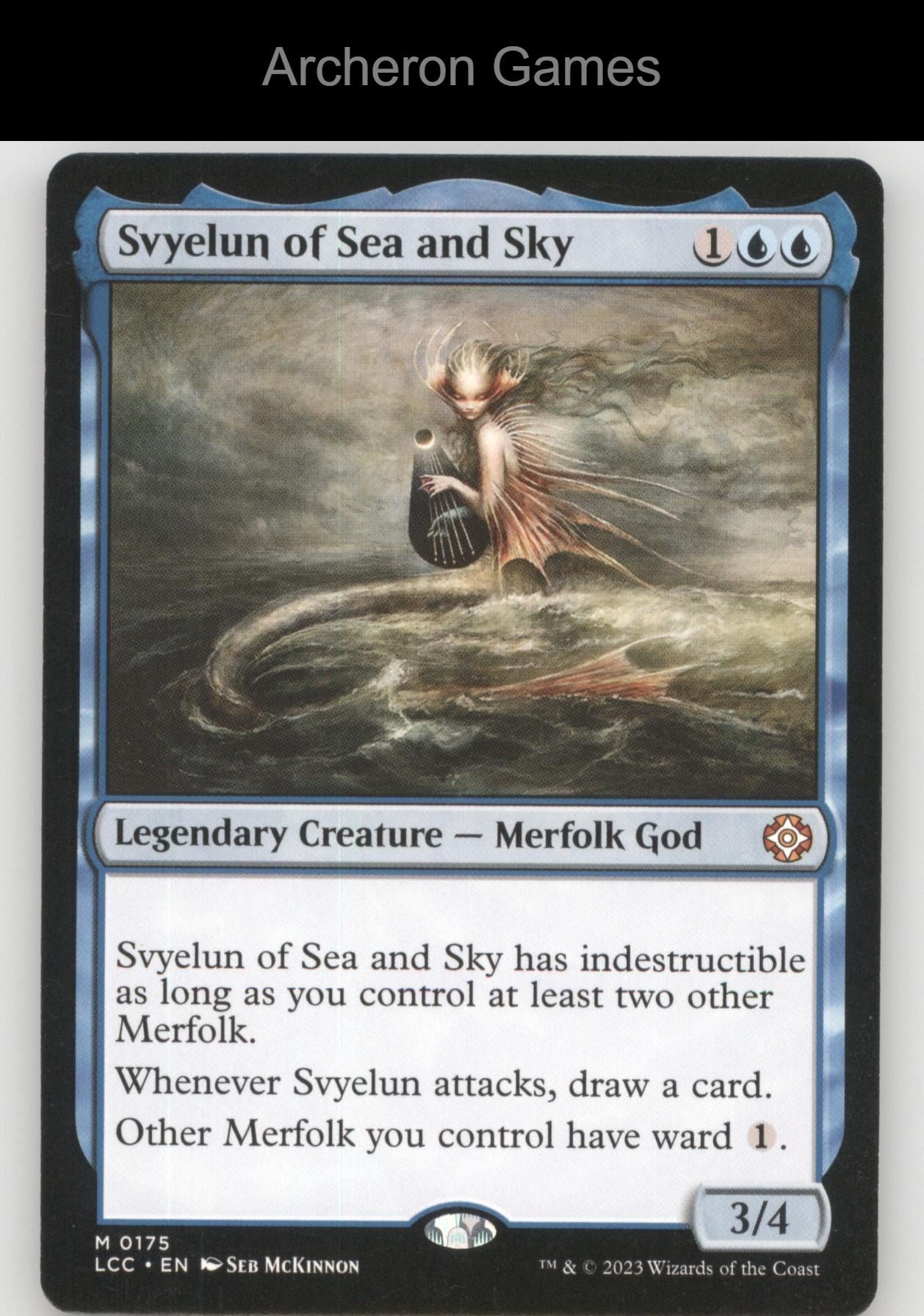 Svyelun of Sea and Sky 175 Mythic MTG Card Commander: The Lost Caverns of Ixalan