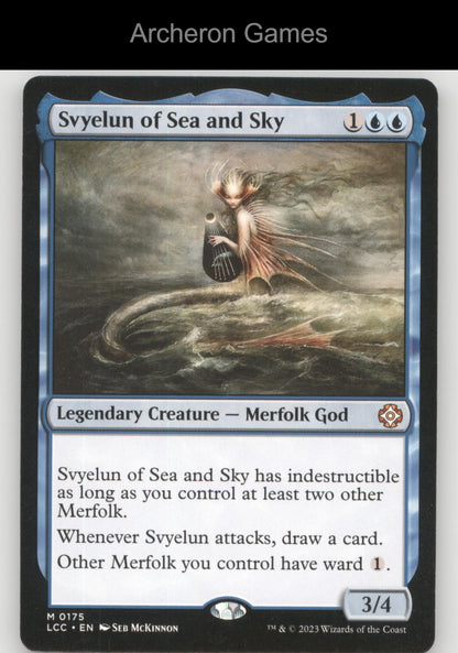 Svyelun of Sea and Sky 175 Mythic MTG Card Commander: The Lost Caverns of Ixalan