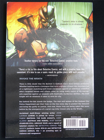 Batman Detective Comics volume 4: The Wrath - DC Graphic Softback #X9