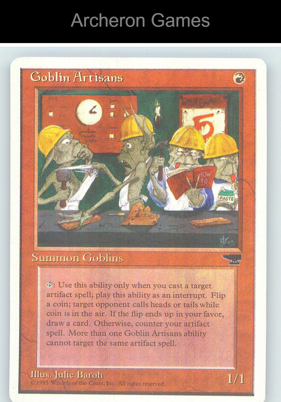 Goblin Artisans CHR UC MTG Card NM/EX+