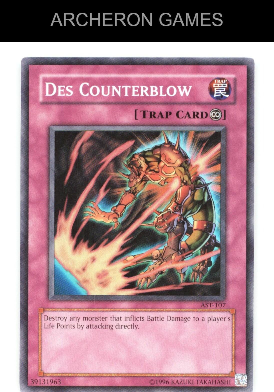 Des Counterblow SR YUGIOH Card