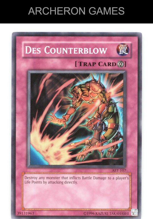 Des Counterblow SR YUGIOH Card