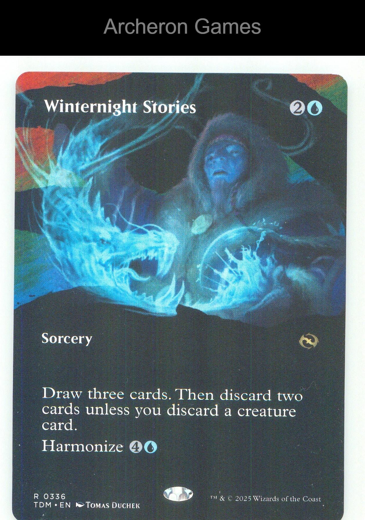 Winternight Stories (Borderless) TDM 336 R MTG Card NM/EX+