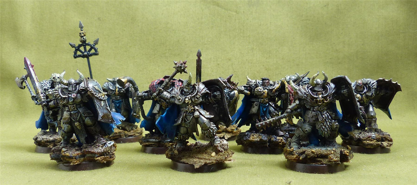 Chaos Warriors painted - Slaves to Darkness - Warhammer AoS #FK