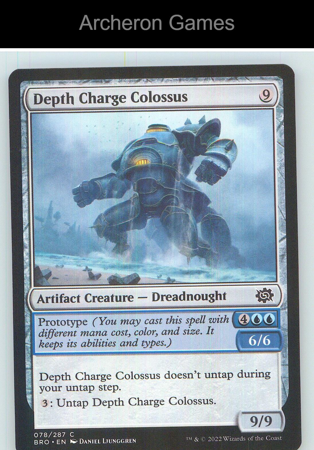 Depth Charge Colossus BRO 78 C MTG Card NM/EX+