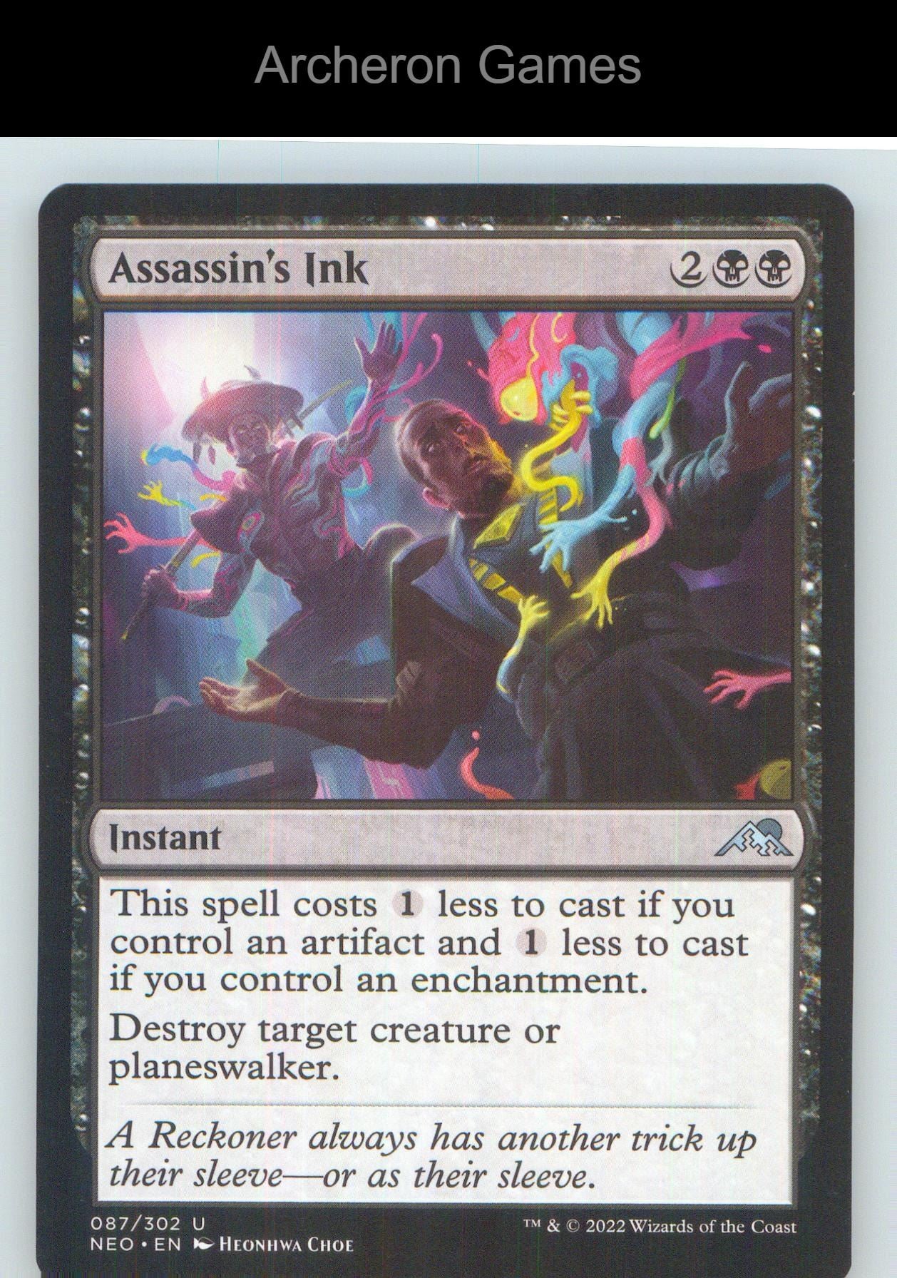 Assassin's Ink NEO 87 UC MTG Card NM/EX+